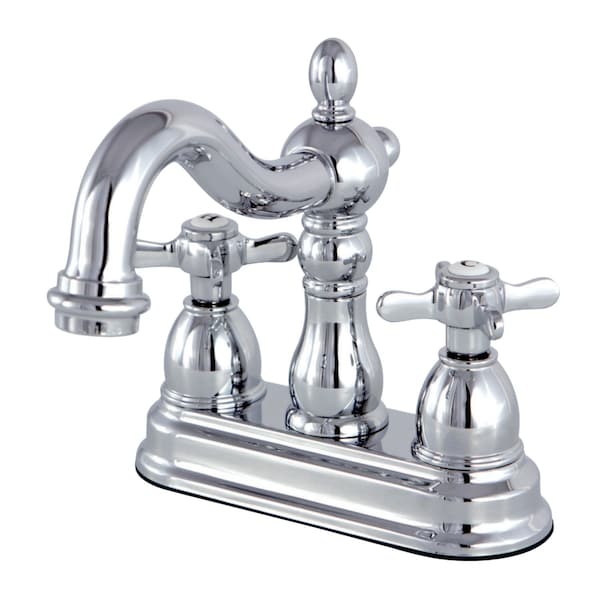 KS1601BEX 4" Centerset Bathroom Faucet, Polished Chrome